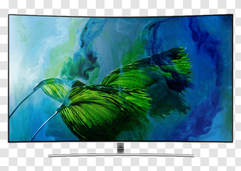 Quantum Dot Display 4K Resolution LED-backlit LCD Samsung High-definition Television - Device Transparent PNG