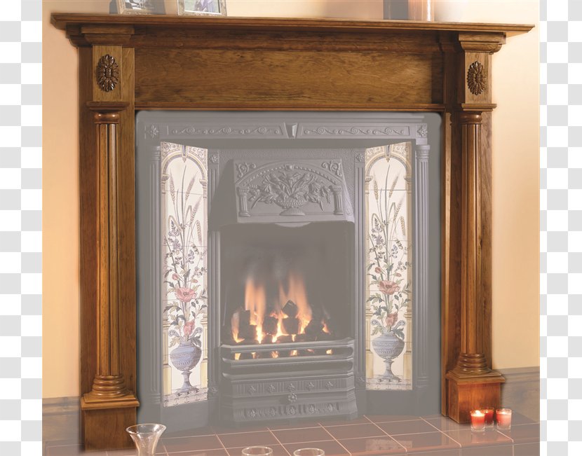 Fireplace Wood Stoves Hearth - Tile Transparent PNG