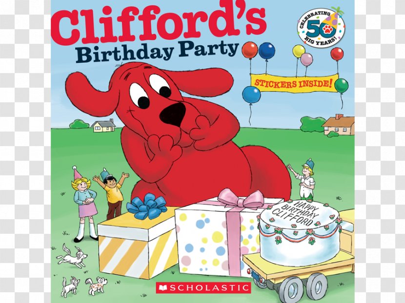Clifford's Birthday Party Clifford The Big Red Dog Firehouse Bedtime Collection - Book Transparent PNG