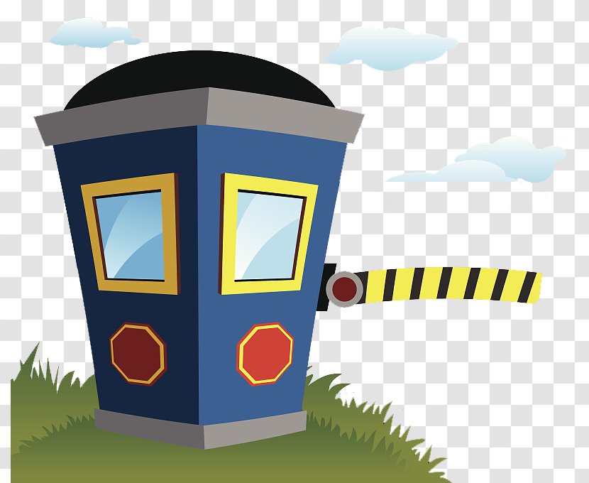 Police Officer Patrol Security Guard - Station - The Policeman In Sentry Box Transparent PNG