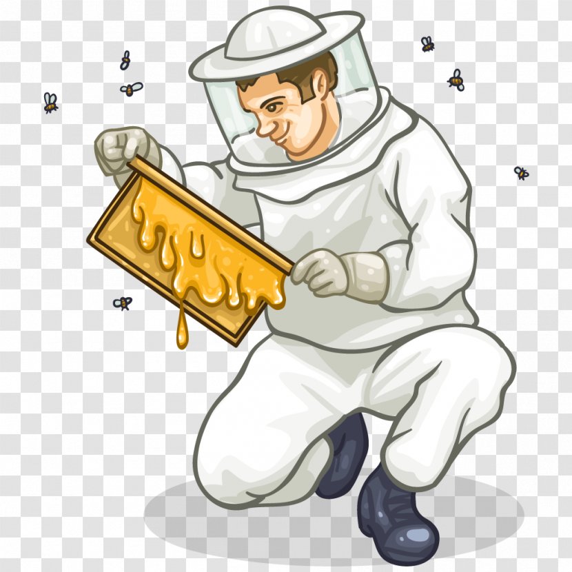 Beekeeper Beekeeping Apiary Clip Art - Dynamic Clipart Transparent PNG