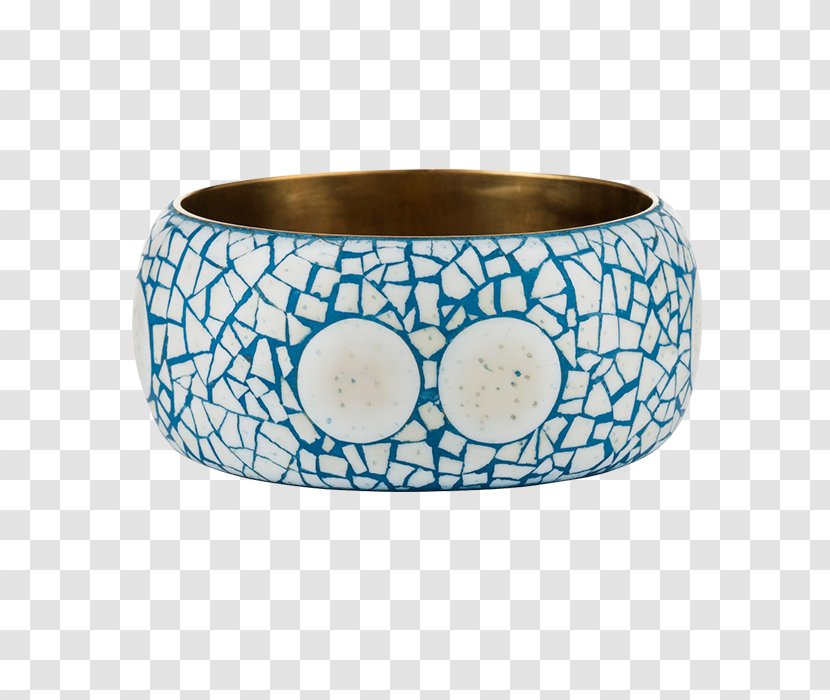 Bangle Ceramic Bowl Turquoise - Jewellery - Hand-painted Ostrich Transparent PNG