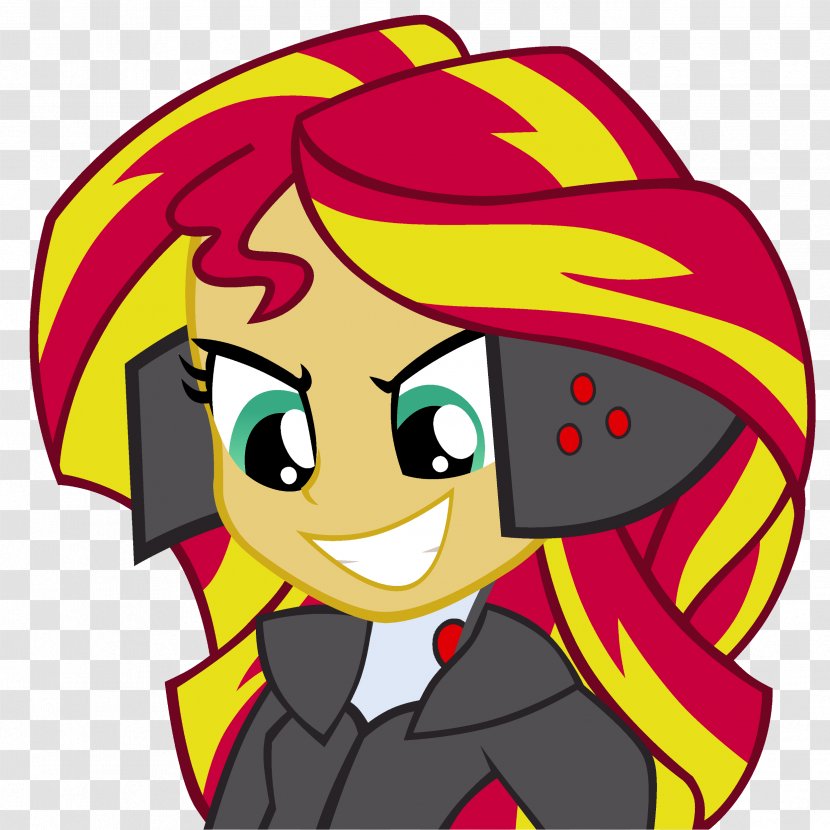 Sunset Shimmer YouTube Twilight Sparkle Villain - Watercolor - Youtube Transparent PNG
