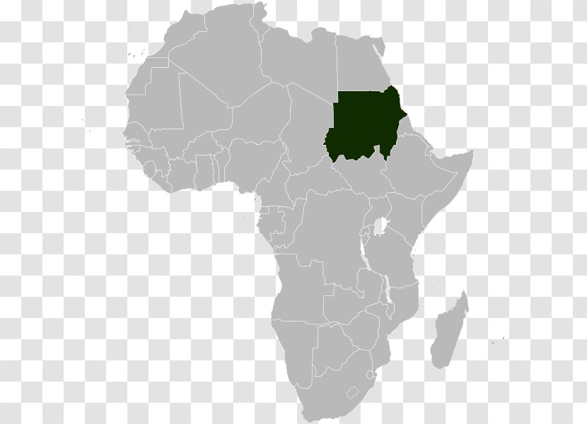 West Africa Blank Map World - Aluskaart Transparent PNG
