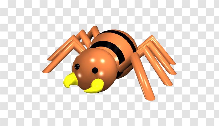 Spider 3D Computer Graphics Clip Art - Autodesk Maya - Corner Yellow Transparent PNG