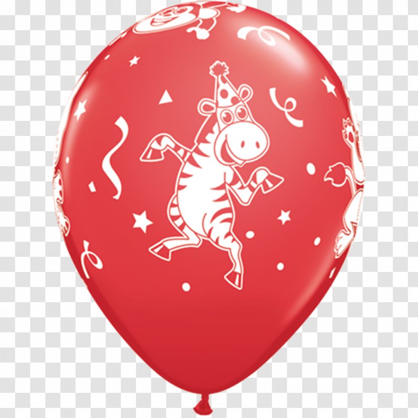 Balloon Party Blue Animals Birthday Carnival - Gift Transparent PNG