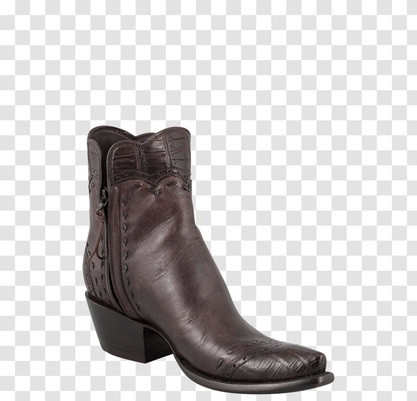 Cowboy Boot Shoe Leather Walking - Black Transparent PNG