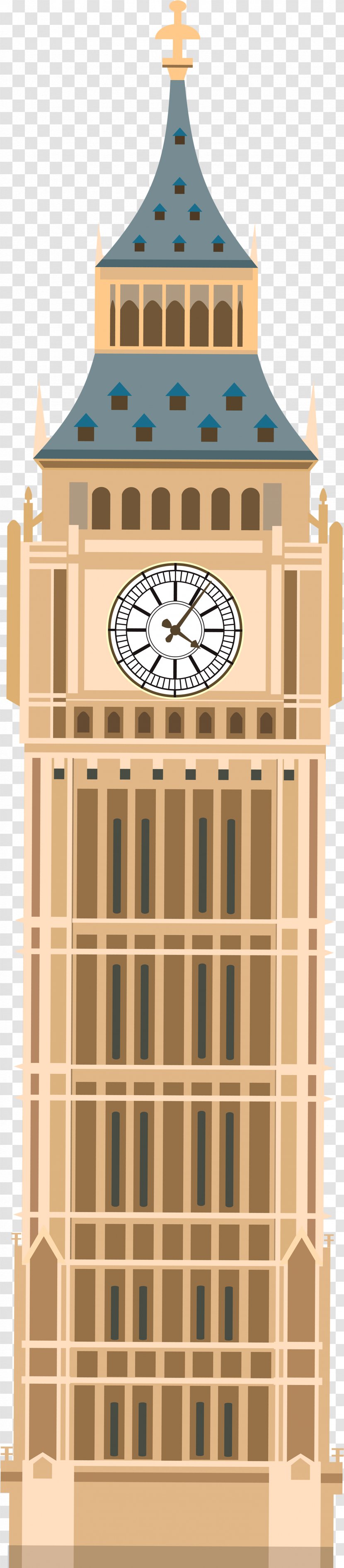 Big Ben Clip Art Transparency Vector Graphics - Landmark - Monsoon Cartoon Parliament Transparent PNG