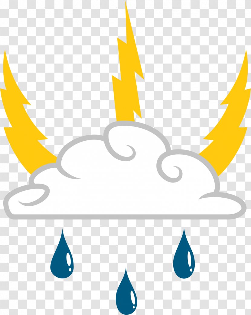 Storm Chasing Rain Cutie Mark Crusaders - Yellow - Cloud Transparent PNG