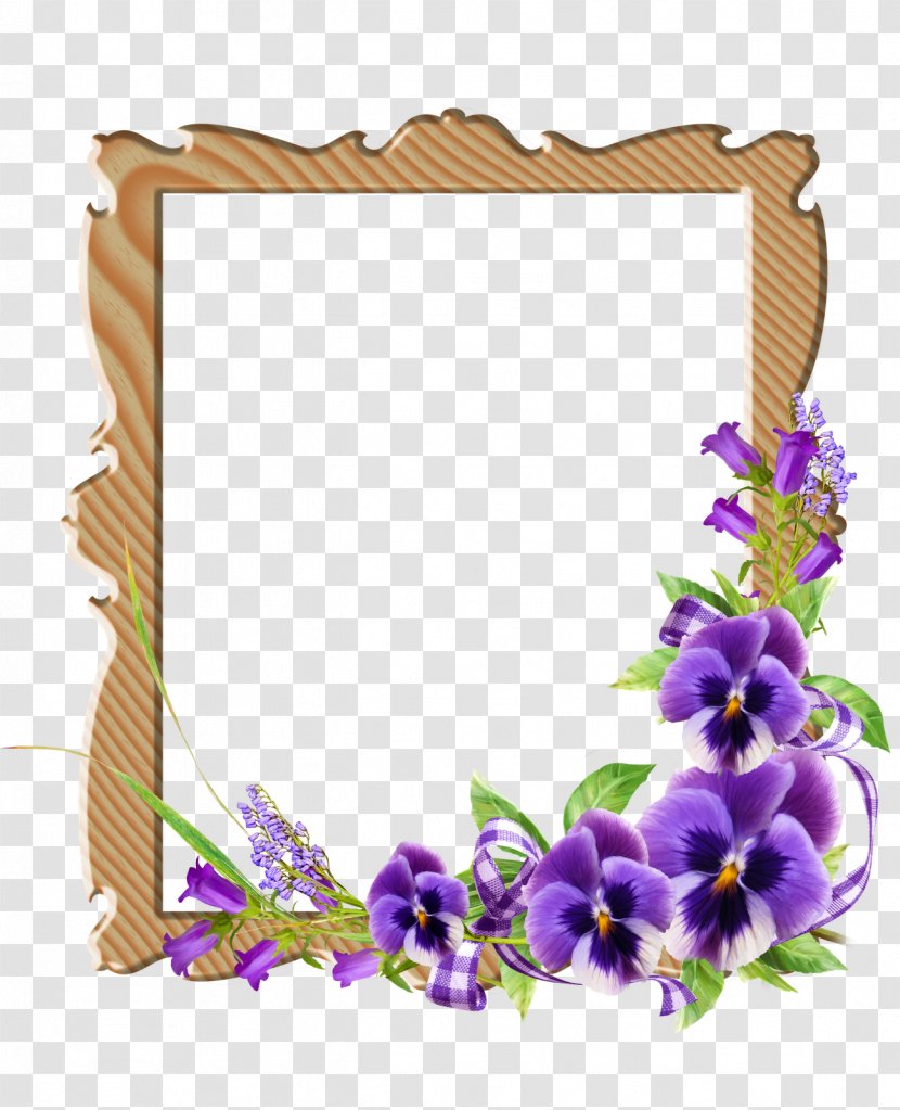 Cut Flowers Floral Design Lilac Violet - Family - Pink Frame Transparent PNG