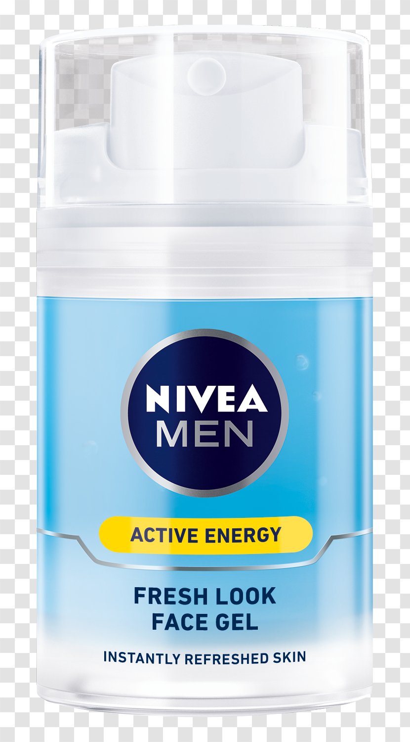 NIVEA Men Active Energy Gesichtspflege Creme Cleanser Face Gel - Nivea Transparent PNG