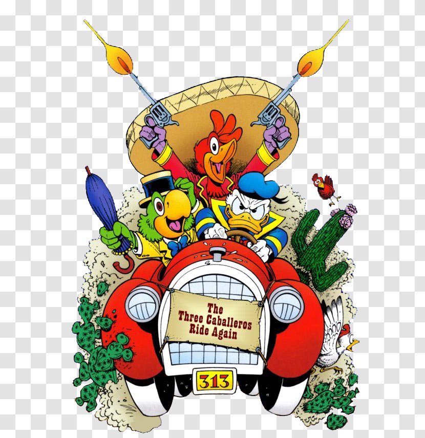 The Three Caballeros Ride Again Clip Art Illustration Image Walt Disney Company - Cartoon - Willy Caballero Oso Transparent PNG