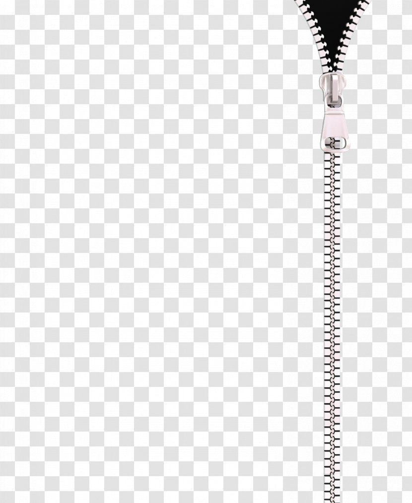 Black And White Pattern - Material - Zipper Transparent PNG