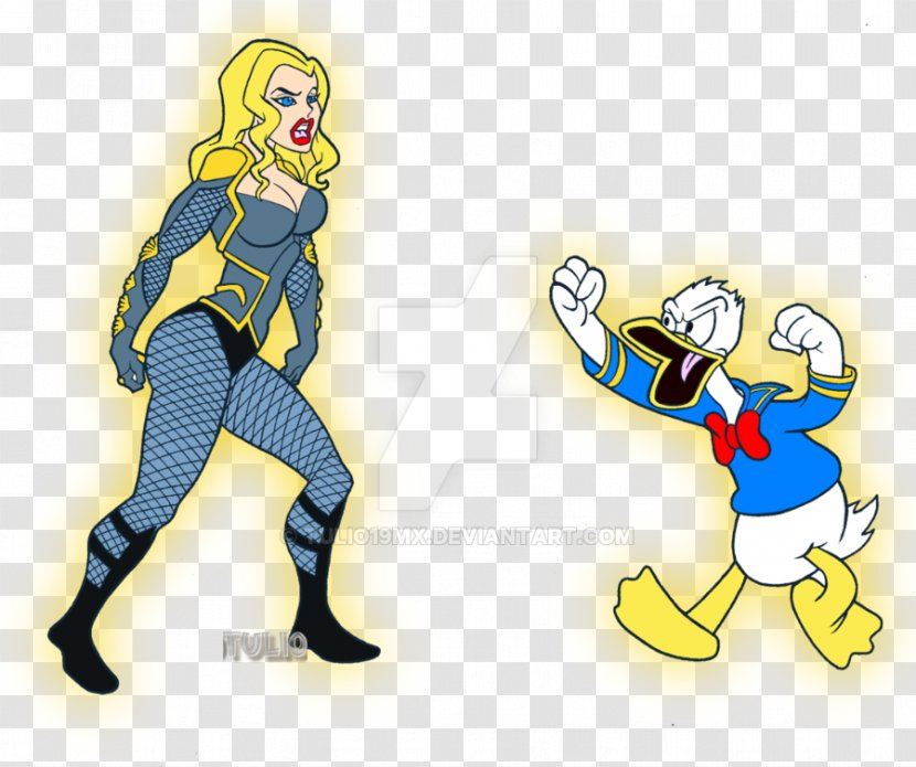 Daffy Duck Donald Mickey Mouse Black Canary Dick Grayson Transparent PNG