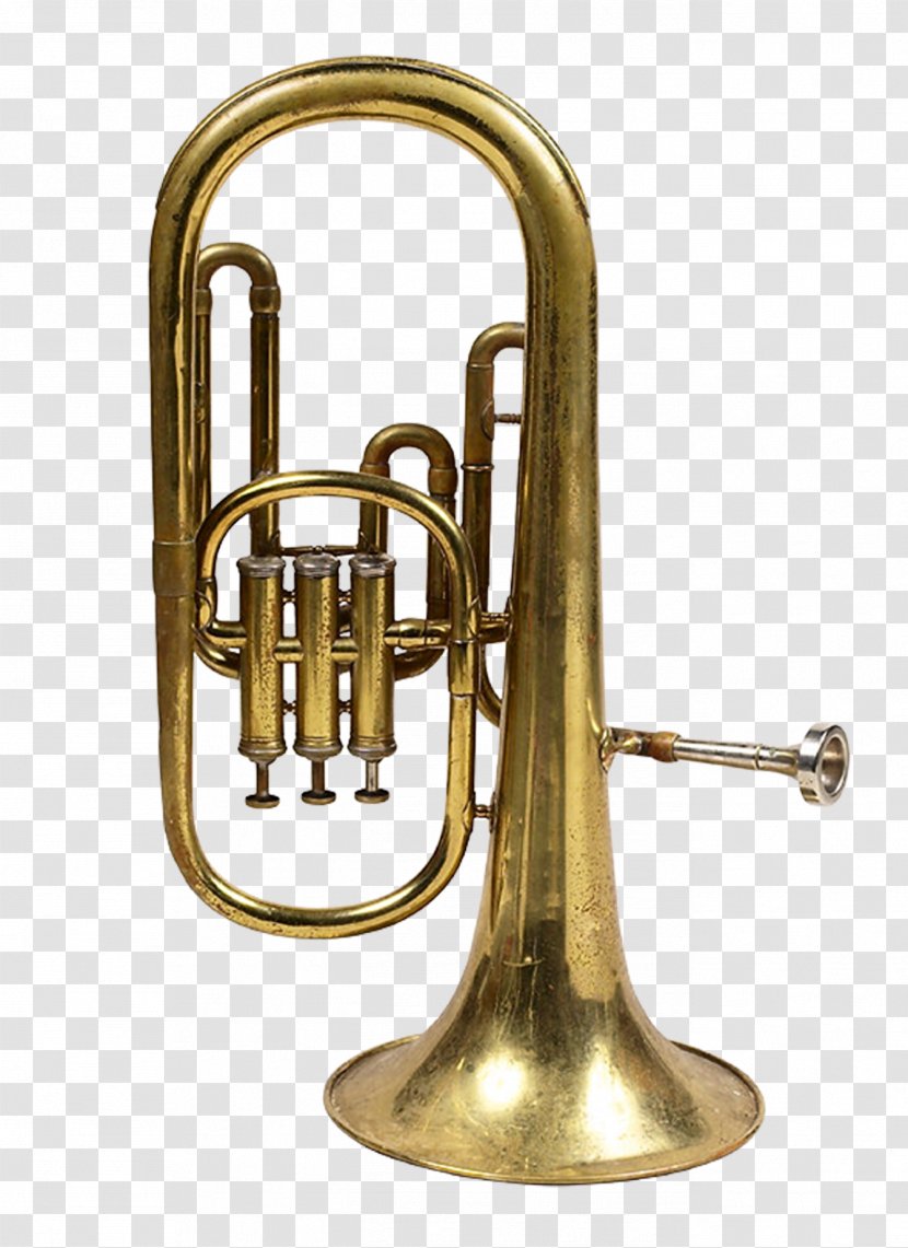 Musical Instrument Saxhorn Tuba Trombone Wind - Flower - Metal Instruments Transparent PNG