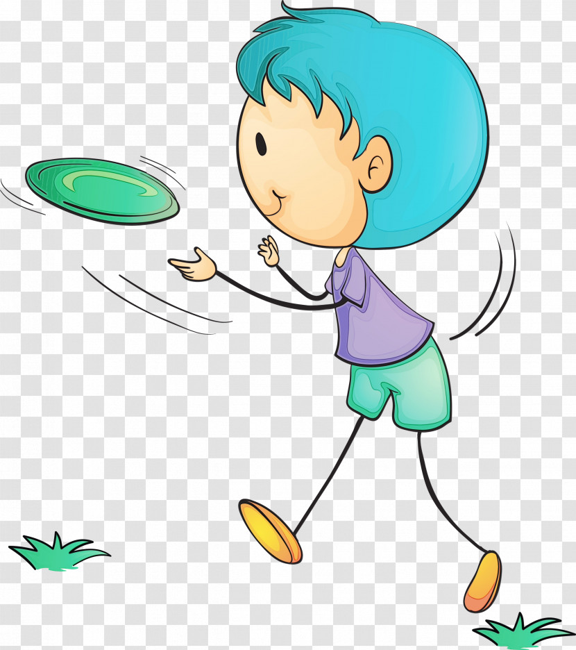 Cartoon Character Flower Green Recreation Transparent PNG