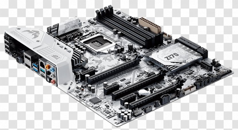 Z170 Premium Motherboard Z170-DELUXE ASUS Sabertooth S - Electronics Accessory - Lga 1151 Transparent PNG
