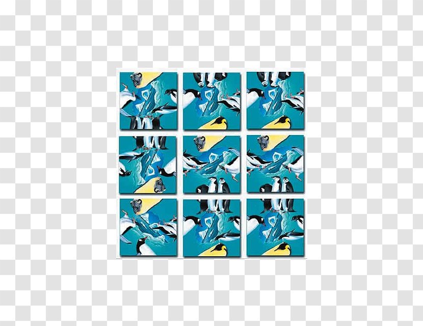 Sliding Puzzle B Dazzle Inc Penguin Game - Symmetry Transparent PNG