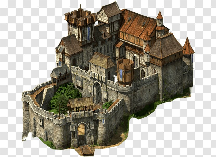 Middle Ages Fantasy Map Castle Medieval - Architecture Transparent PNG