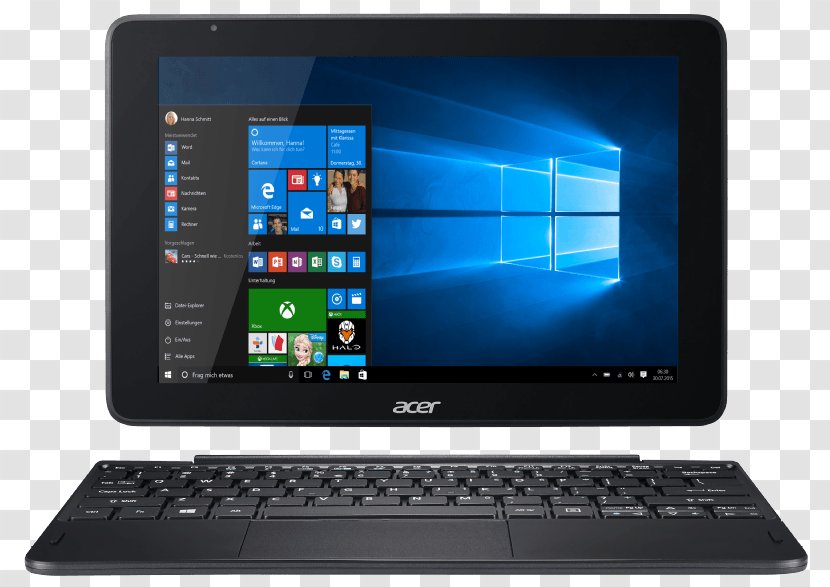 Laptop Intel Atom Acer Aspire One Transparent PNG