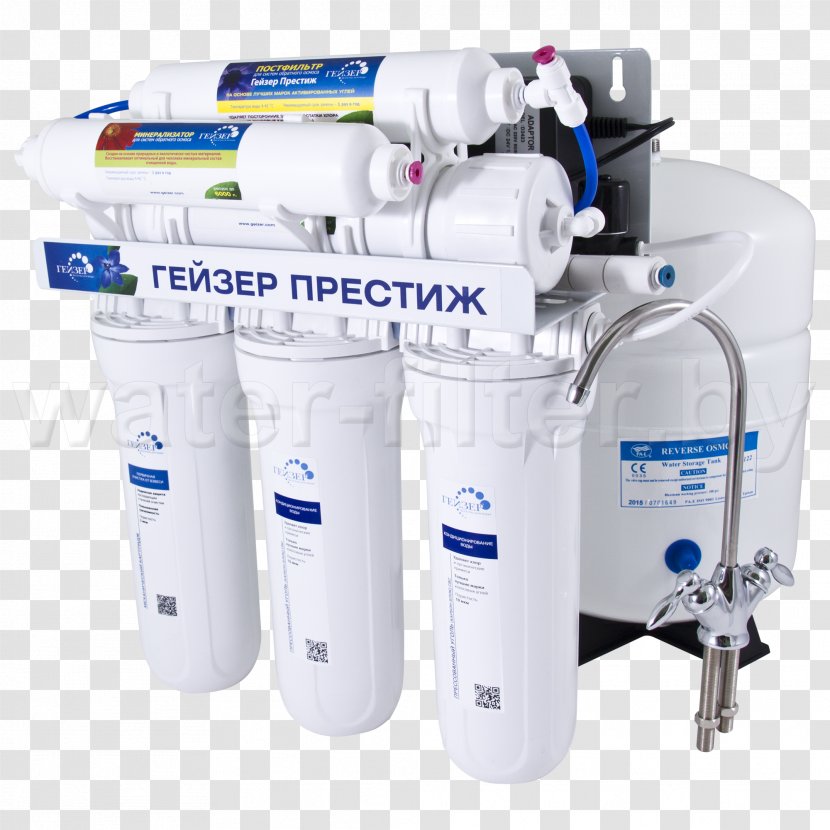 Water Filter Reverse Osmosis Geyser - Pressure Transparent PNG