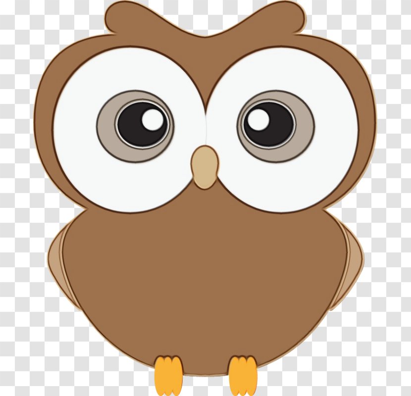 Owl Cartoon Clip Art Bird Of Prey - Eastern Screech Transparent PNG