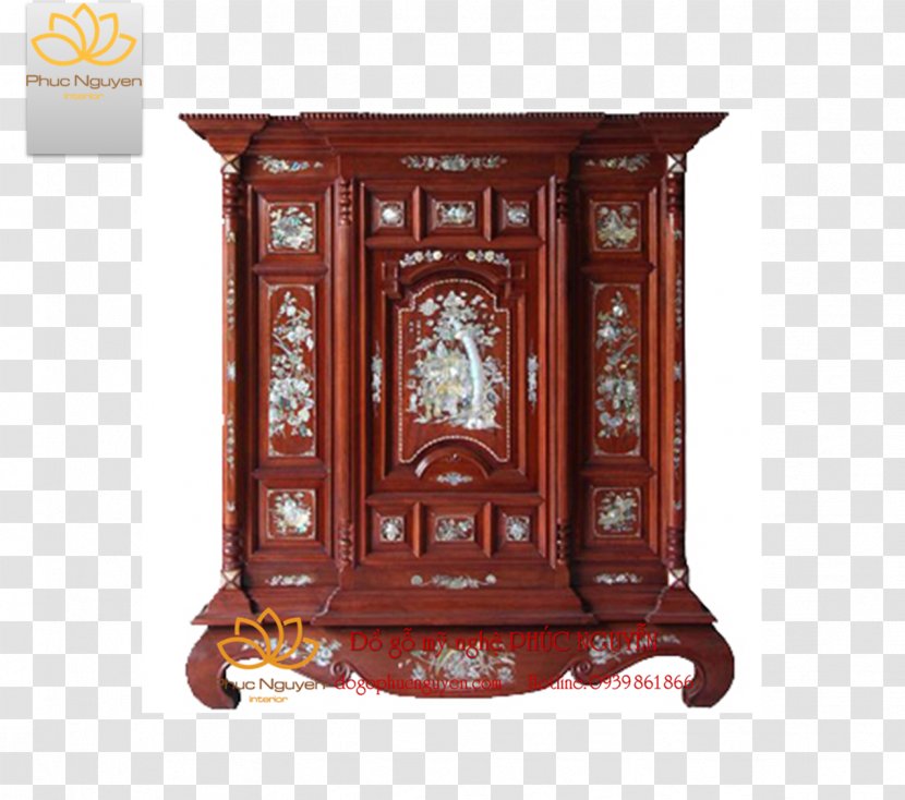 Furniture Table Wood Chair Cupboard - Antique Transparent PNG