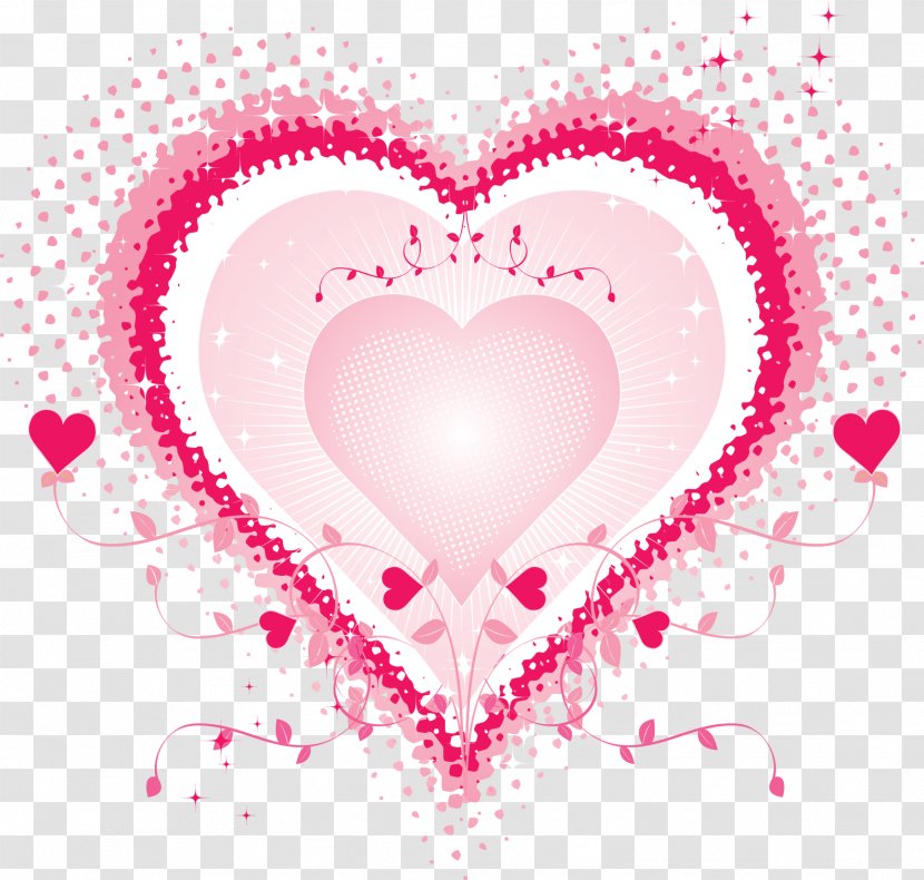 Valentine's Day Heart Desktop Wallpaper Happiness Love - Watercolor - HEART FLOWER Transparent PNG