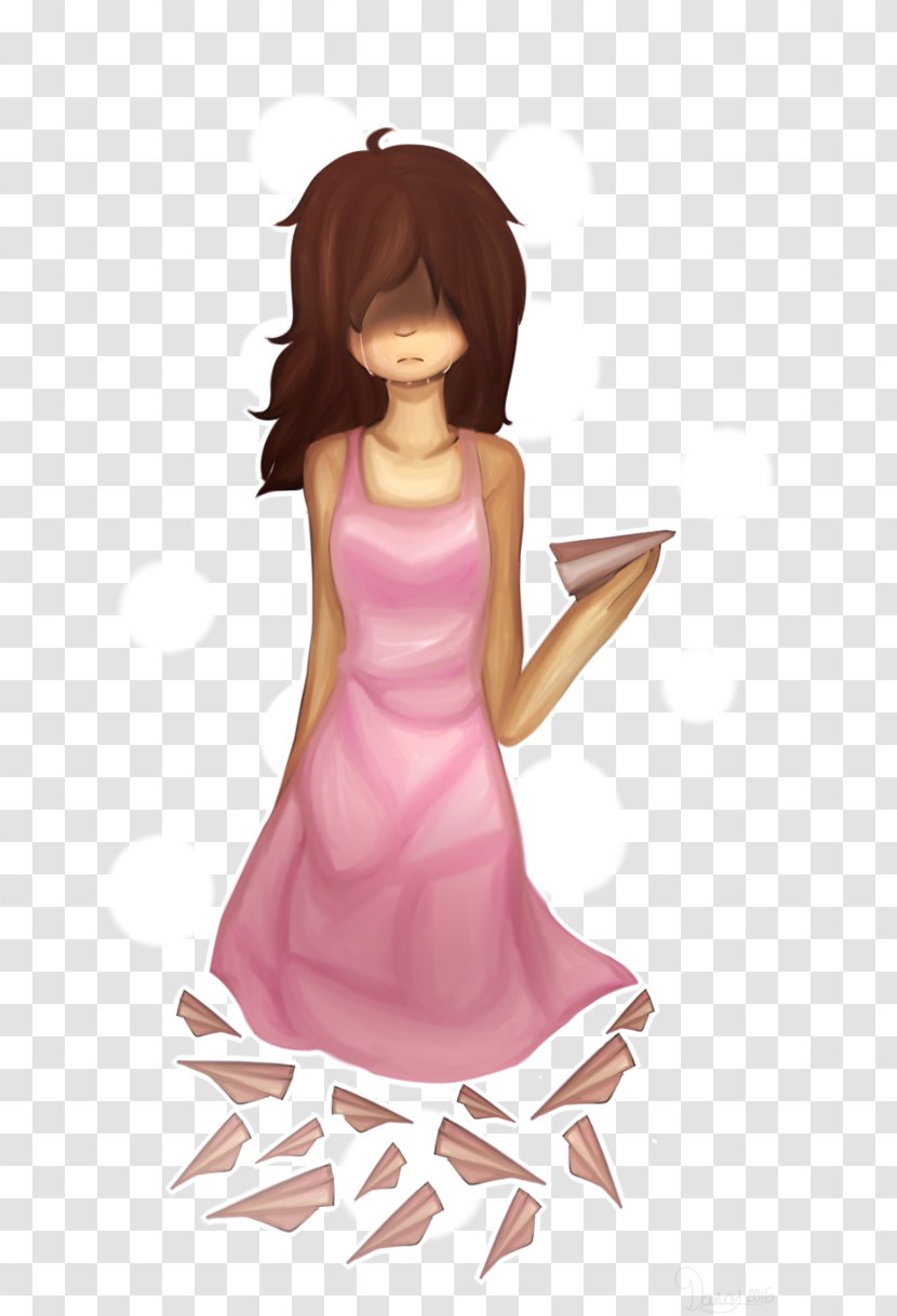 Fairy Brown Hair Cartoon Pink M - Tree - Just Friends Transparent PNG