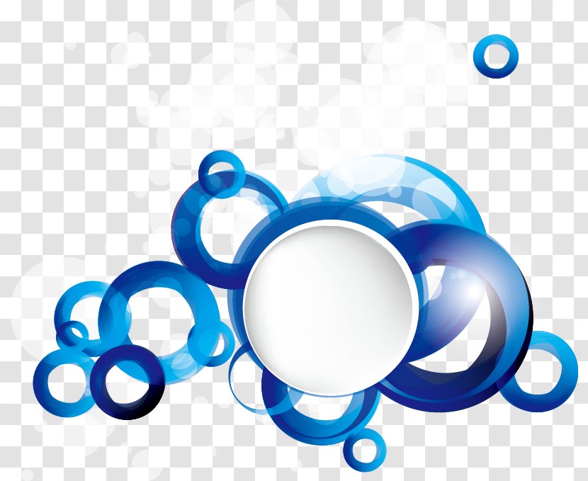 Abstract Art Circle Blue - Color Wheel - Dynamic Square Ring Transparent PNG
