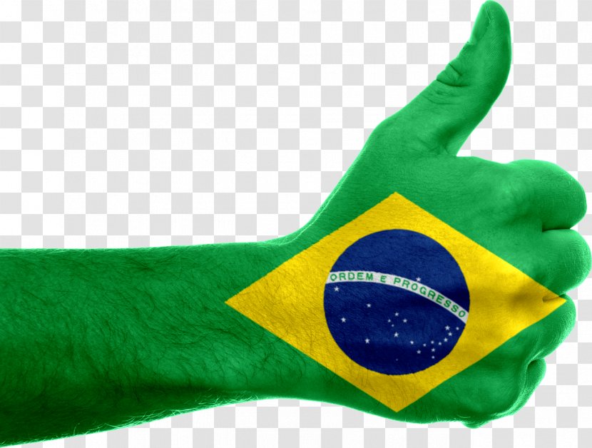 United States Rio De Janeiro Flag Of Brazil - Hand - Creative Household Transparent PNG