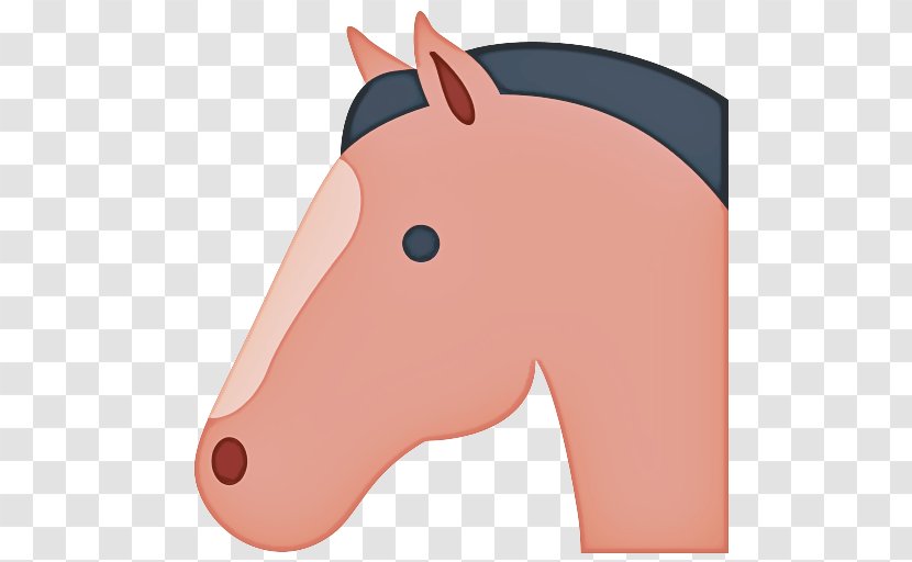 Pony Emoji - Cartoon - Livestock Ear Transparent PNG
