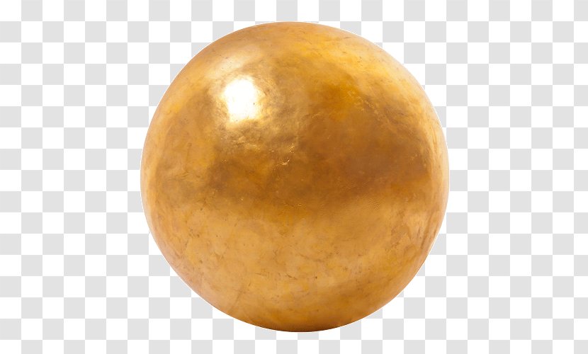 01504 Brass Sphere Transparent PNG