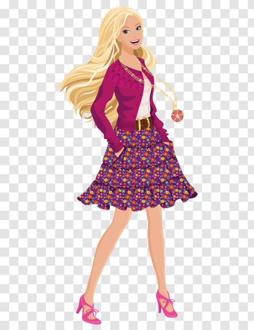 Barbie: Princess Charm School Clip Art - Flower - Barbie Transparent PNG