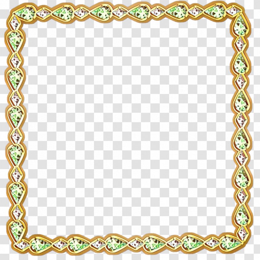 Background Gold Frame - Cartoon - Picture Rectangle Transparent PNG