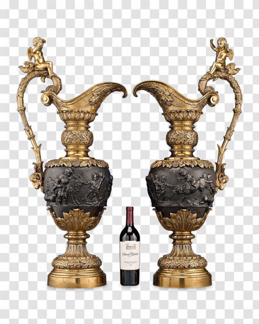 Brass Vase Bronze Renaissance Antique - Pitcher Transparent PNG