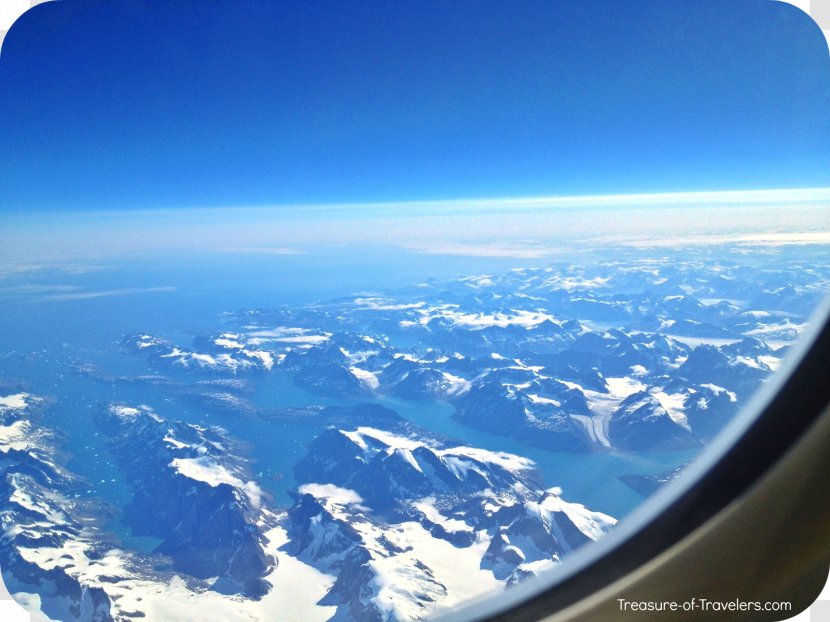 Aerial Photography 09738 Greenland Ice Sheet - Glacier - Stock Transparent PNG