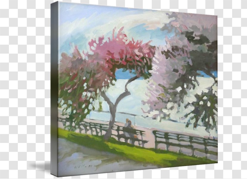 Cherry Blossom Watercolor Painting Acrylic Paint - Lilac Transparent PNG