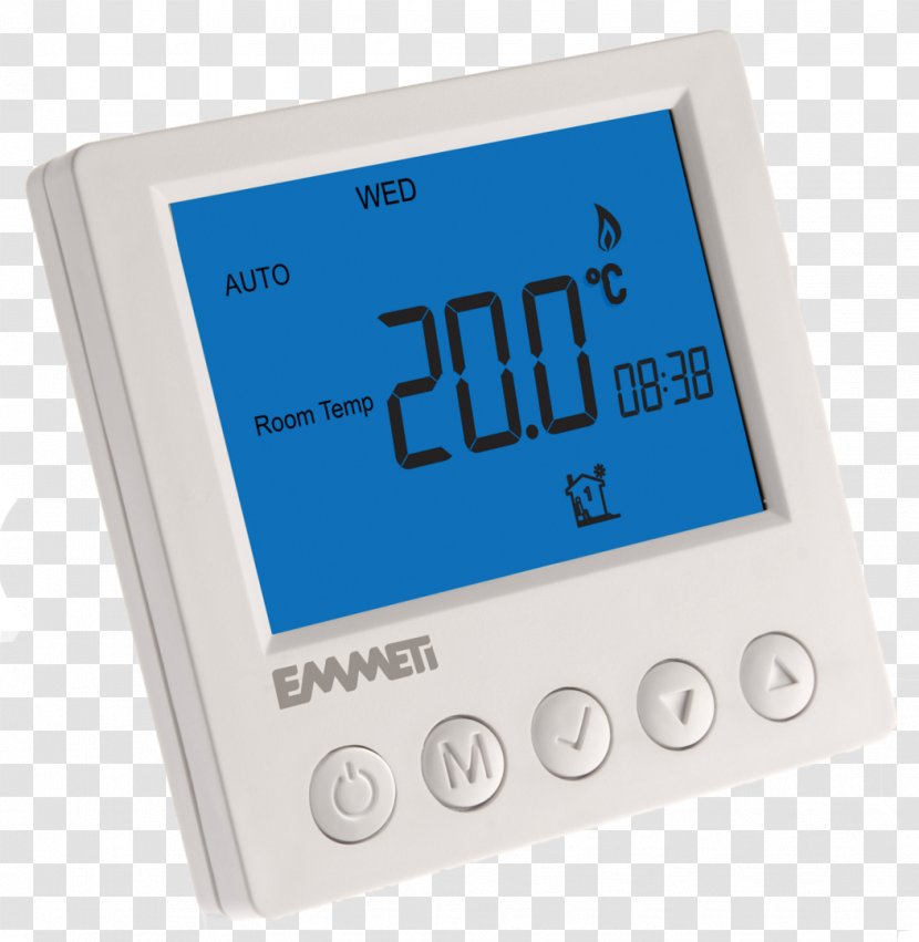 Programmable Thermostat Underfloor Heating Mains Electricity - Hardware Transparent PNG