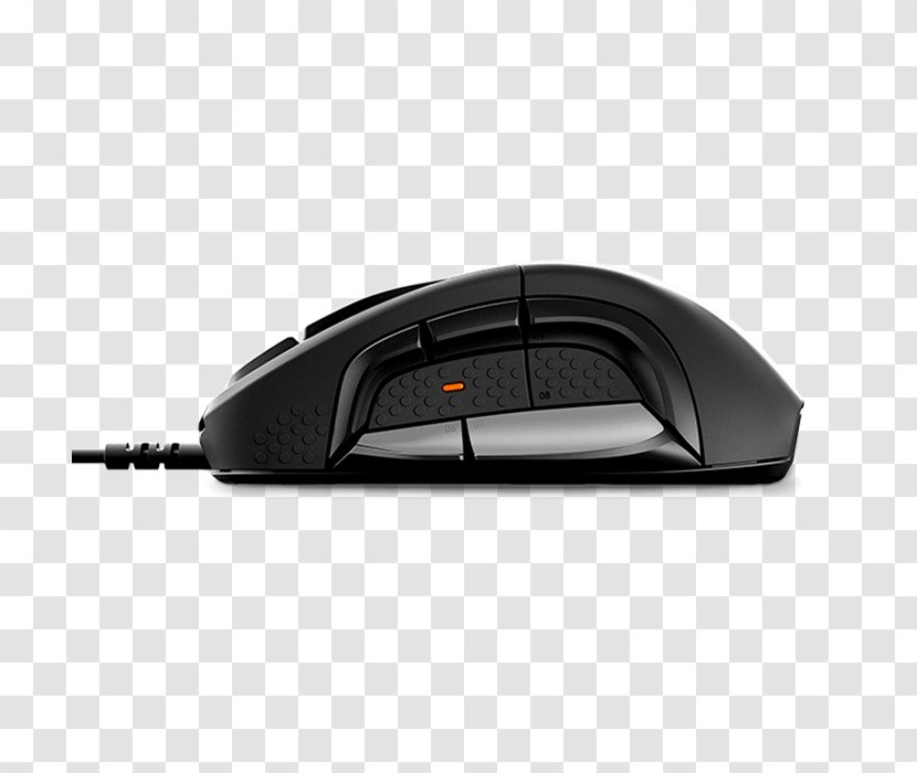 Computer Mouse Video Game STEELSERIES SteelSeries Rival 500 Black - Optical Transparent PNG