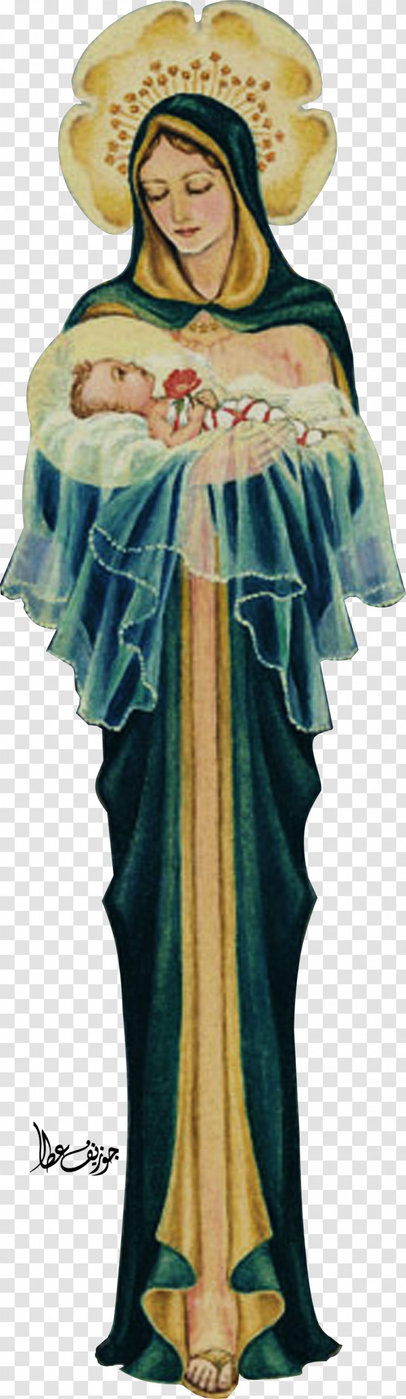 Costume Design Rosa Mystica Angel M - Jesus Mary Transparent PNG