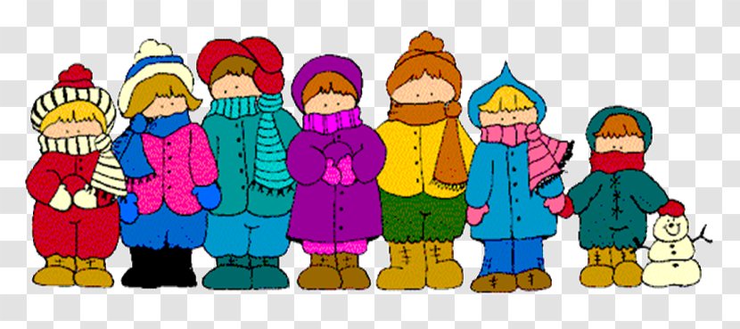 Coat Glove Hat Winter Clothing - Cartoon Transparent PNG