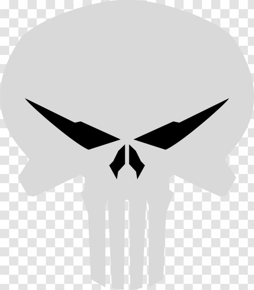 Punisher Red Skull Logo Marvel Comics Transparent PNG