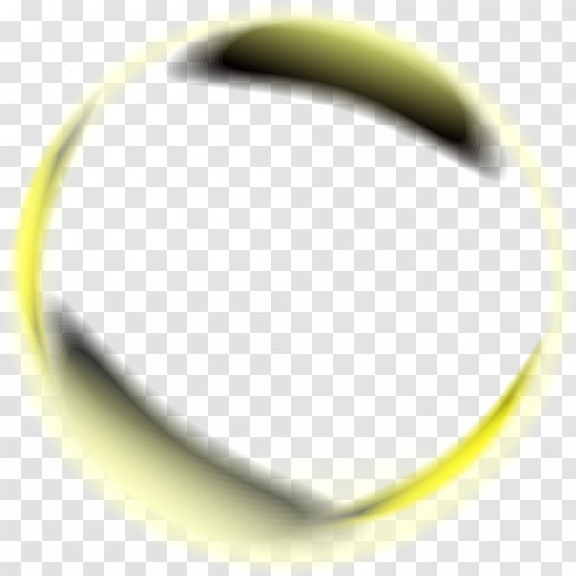 Circle Angle Material Wallpaper - Yellow - Halo Effect Elements Transparent PNG