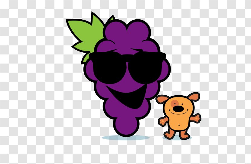 Grape Emoticon Smiley Clip Art - Purple Transparent PNG