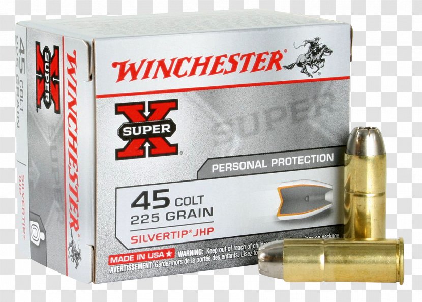 Ammunition Winchester Repeating Arms Company .45 Colt .300 Magnum ACP - Cartridge Transparent PNG