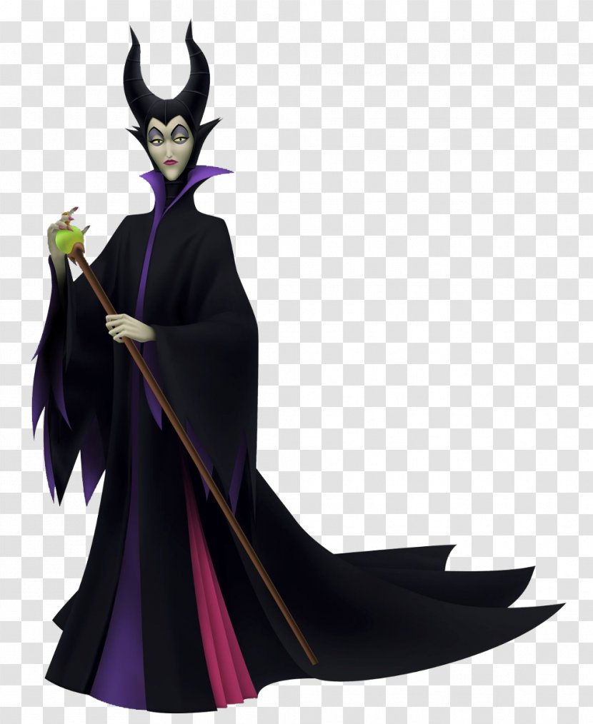 Maleficent Kingdom Hearts II Birth By Sleep Coded 358/2 Days - Silhouette - Magic Transparent PNG