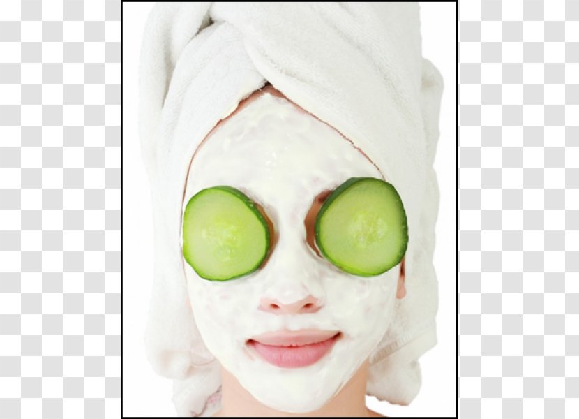 Mask Masque Cucumber Facial Beauty Parlour - Neck Transparent PNG