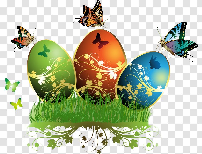 Vector Graphics Clip Art Easter Egg Bunny Illustration - Butterfly Transparent PNG