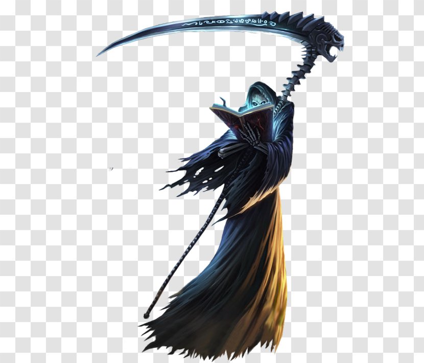 League Of Legends Death Sickle Scythe AliExpress - Wing - Grim Reaper Transparent PNG